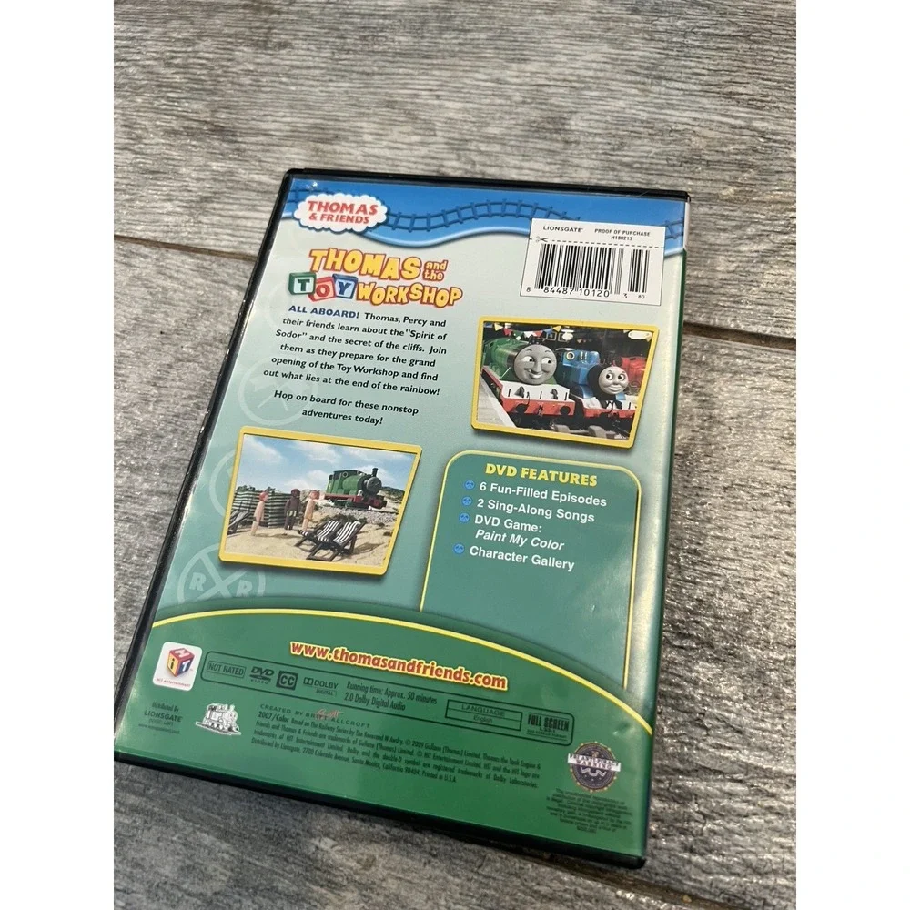 Thomas and Friends Lot of 2 DVD Video Railroad Tank Engine Magic Toys movie gift